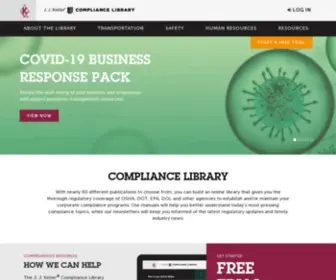 JJkellerlibrary.com(Online Library for Compliance and Safety Publications) Screenshot