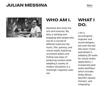 JJmessina.com(Julian Messina) Screenshot