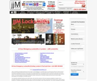 JJmlocksmiths.co.uk(JJM locksmiths) Screenshot