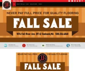 JJSfloors.com(Flooring retail store) Screenshot