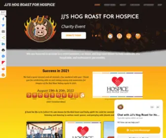 JJshogroast.com(JJ'S HOG ROAST FOR HOSPICE) Screenshot