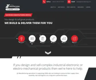 JJsmanufacturing.com(Worldclass Electronics Manufacturing) Screenshot