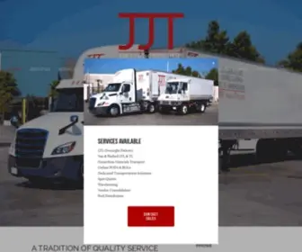 JJtinc.com(JJT Logistics) Screenshot