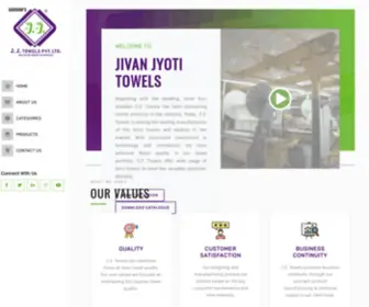 JJtowels.com(JJ Towels) Screenshot