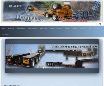 JJtrailer.com(J & J Trailer Manufacturers & Sales Inc) Screenshot