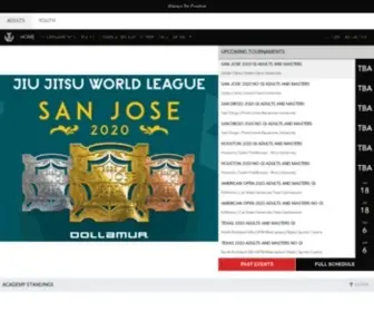 JJworldleague.com(Jiu Jitsu World League) Screenshot