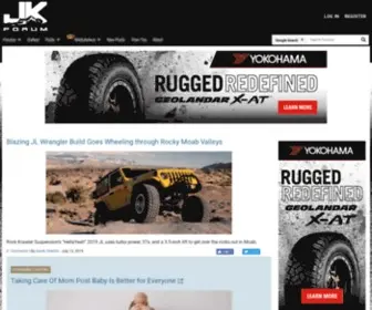 JK-Forum.com(Jeep JK & JL Wrangler News) Screenshot