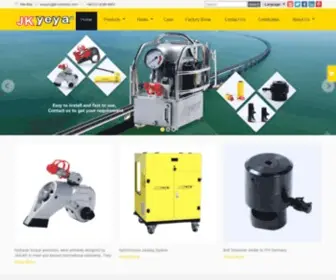 JK-HYdraulic.com(PINGYUAN JINGKE HYDRAULIC CO) Screenshot
