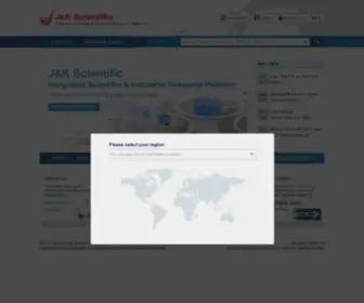 JK-Scientific.com(J&K Scientific) Screenshot