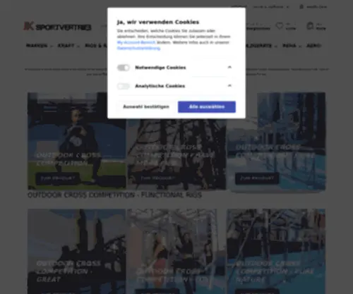 JK-Sportvertrieb.de(JK Sportvertrieb Profi Shop) Screenshot