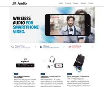 Jkaudio.com(JK Audio) Screenshot