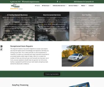 Jkautomotive.com(Auto Repair in Camarillo) Screenshot