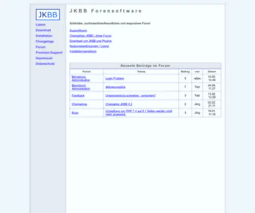 JKBB.de(JKBB Forensoftware) Screenshot