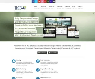 JKB.co.in(Website Development and Designing Company JKB InfoTech Gurgaon) Screenshot