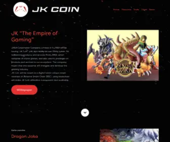 Jkcoin.info(JKcoin The Empire of Gaming) Screenshot