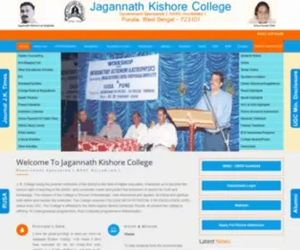 JKCPRL.ac.in(Jagannath kishore college (government aided/ sponsored ) naac accredited) Screenshot