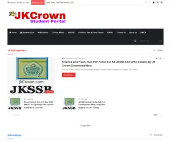 JKcrown.com(Kashmir Education Updates) Screenshot