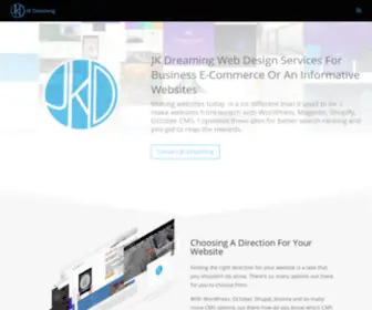 JKdreaming.com(E-Commerce and Brochure Web Design in Ventura County) Screenshot