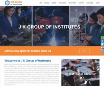 Jkedugroup.in(J K Group of Institutes) Screenshot