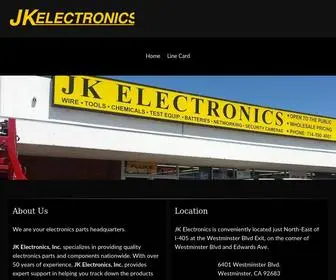 Jkelectronics.com(JK Electronics) Screenshot