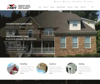 Jkeyroofing.com(Roofing Athens GA) Screenshot