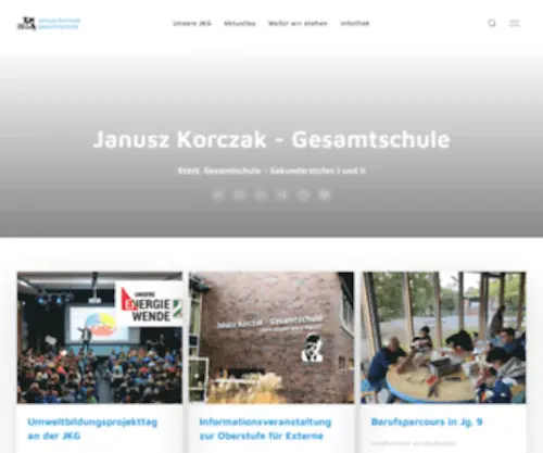 JKG-GT.de(Startseite der Janusz Korczak) Screenshot