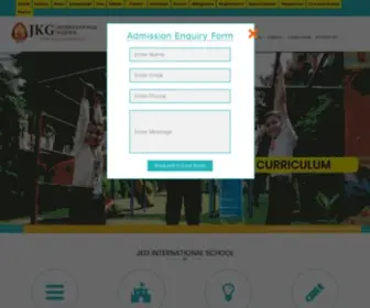 Jkgisv.com(JKG International School) Screenshot