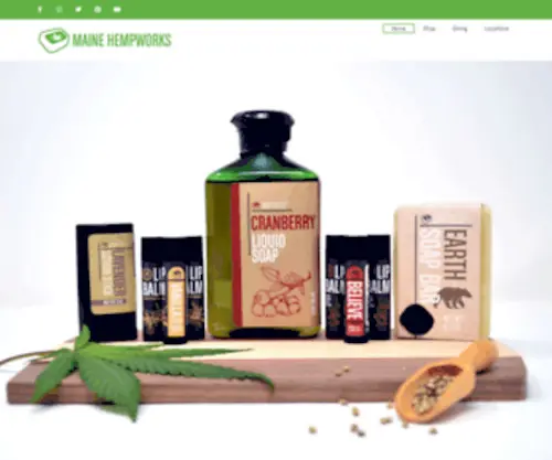 Jkhempworks.com(Soap and skincare made with hemp and CBD in Maine) Screenshot