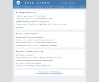 Jkip.de(Frontend- und Backend-Programmierung, Website-Administration sowie Suchmaschinenoptimierung seit 2005) Screenshot