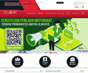 JKJR.gov.my(Laman Web Rasmi Jabatan Keselamatan Jalan Raya Malaysia) Screenshot