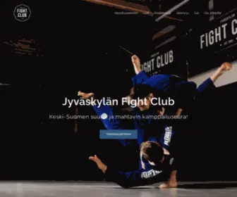 JKlfightclub.com(Jyväskylän Fight Club) Screenshot