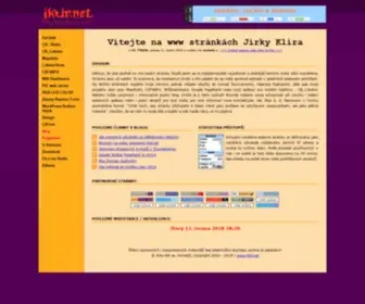 Jklir.net(Jirka Klír) Screenshot