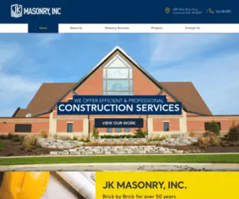 Jkmasonryinc.com(JK Masonry Inc) Screenshot