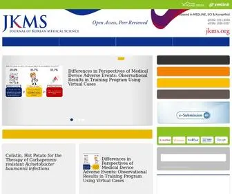 JKMS.org(Journal of Korean Medical Science) Screenshot