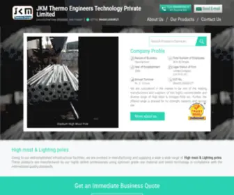 JKMthermo.com(JKM Thermo Engineers Technology Private Limited) Screenshot