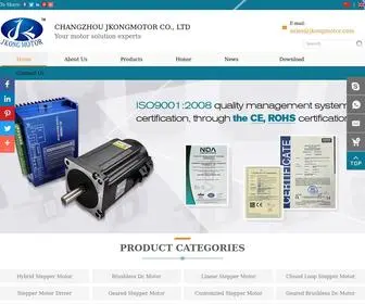 Jkongmotor.com(CHANGZHOU JKONGMOTOR CO) Screenshot