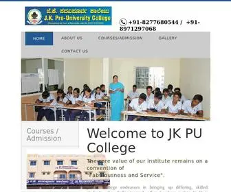 Jkpucollege.com(JK Pu College) Screenshot