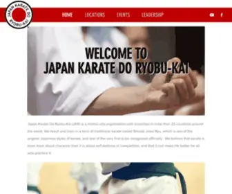 JKR.com(Japan Karate Do Ryobu) Screenshot
