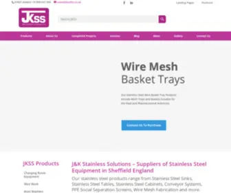 JKSSLTD.co.uk(JKSS Stainless Steel Products and Stainless Steel Sinks Sheffield) Screenshot