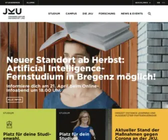 Jku.at(Absolviere Dein Studium an der größten Universität Oberösterreichs mit über 60 Studiengängen) Screenshot