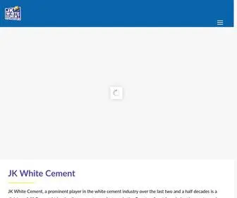 JKwhitecement.com(JK White Cement) Screenshot
