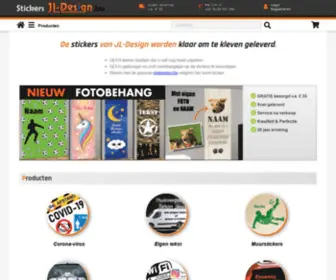 JL-Design.be(Stickers laten maken en bestellen) Screenshot