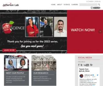 Jlab.org(Jefferson Lab) Screenshot