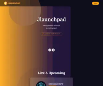 Jlaunchpad.com(A easy platform to launch crypto projects) Screenshot