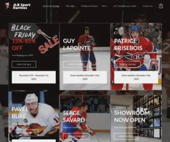 JLBsportrarities.com(Autographed Hockey & Sports Memorabilia) Screenshot