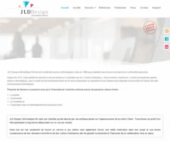 JLddesign.ch(JLD Design Informatique SA) Screenshot