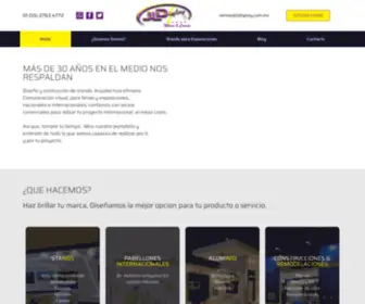 Jldisplay.com.mx(Diseño y Construcción de Stands para Exposiciones) Screenshot