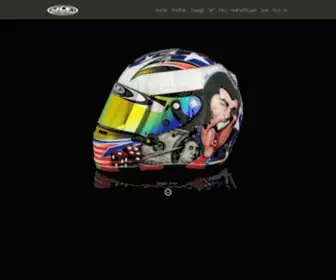 JLfdesigns.com(Helmet paintwork and graphic design for motor racing) Screenshot