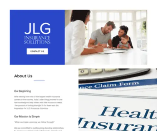 Jlginsurancesolutions.com(JLG Insurance Solutions) Screenshot