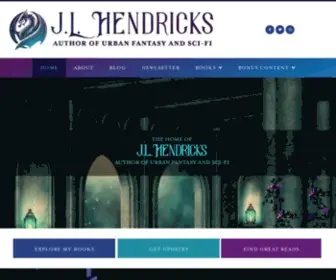 Jlhendricksauthor.com(Hendricks) Screenshot